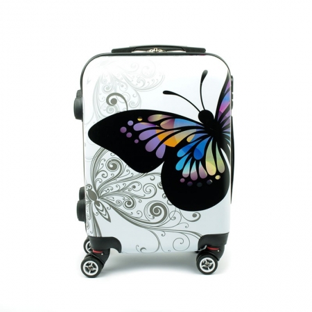 ORMI motýl cestovný kufor malý 40x22x56  cm