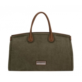 Duża torba podróżna weekendowa do ręki vintage 40l