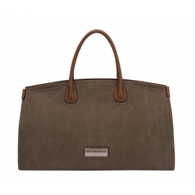 Duża torba podróżna weekendowa do ręki vintage 40l