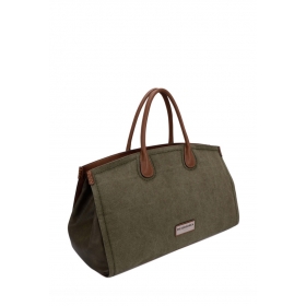 Duża torba podróżna weekendowa do ręki vintage 40l