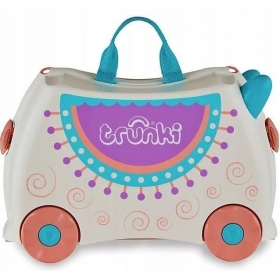Trunki 0356 Dětský kufr odrážedlo LAMA 21x30x45 cm