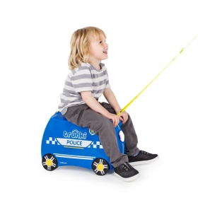 Trunki 0323 Dětský kufr odrážedlo POLICIE 21x30x45 cm
