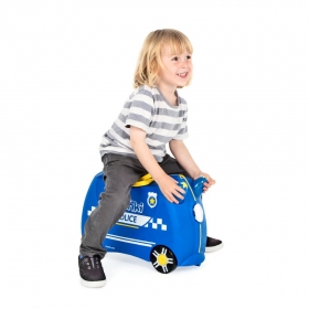 Trunki 0323 Dětský kufr odrážedlo POLICIE 21x30x45 cm