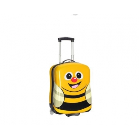 Snowball dětský skořepinový cestovní kufr včelka 30 l M05518