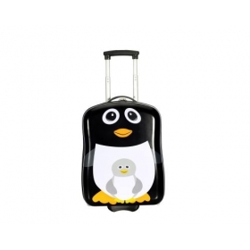 Snowball detský škrupinový cestovný kufor tučniak 30 l N05518