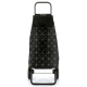 Rolser Nákupná taška na kolieskach, čierno-biela 40l imx164