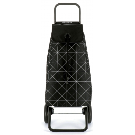 Rolser Nákupní taška na kolečkách, černo-bílá 40l imx164