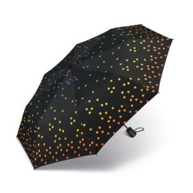 Happy Rain Mini AC Automaticky deštník, duhové tečky 42278