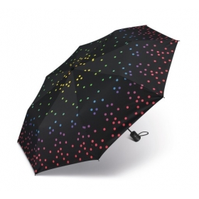 Happy Rain Mini AC Automaticky deštník, duhové tečky 42278