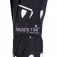 Happy Rain Essential Long AC Automatický deštník černý - bílé kapky 41067