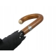 Pierre Cardin Golf AC Automatický deštník černý s dřevěnou rukojetí 89992