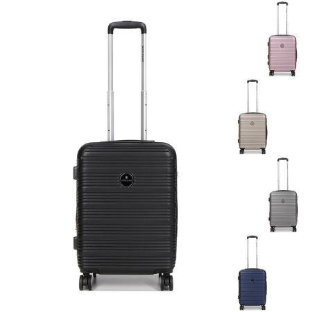 Malý kabinový cestovní kufr na kolečkách s expandérem 40l Airtex Wordline 805/4