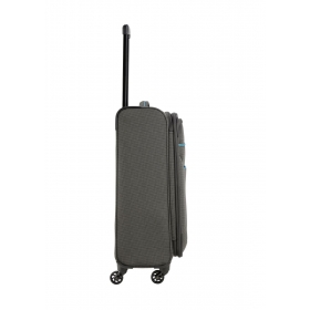 Travelite Střední cestovní kufr na kolečkách textilní TSA 60l 091140