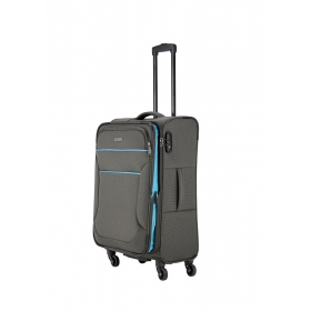 Travelite Střední cestovní kufr na kolečkách textilní TSA 60l 091140