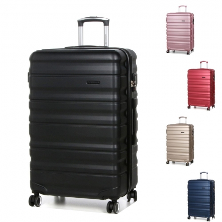 Worldline Velký cestovní kufr s expandérem ABS,TSA 100l 628