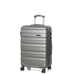 Worldline Střední cestovní kufr s expandérem ABS,TSA 60l 628