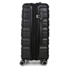 Worldline Střední cestovní kufr s expandérem ABS,TSA 60l 628