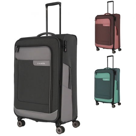 Travelite Viia Velký cestovní kufr na kolečkách TSA 100 l 92849