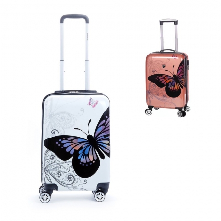 Dětský cestovní kufr motýl 40l Snowball 26820B