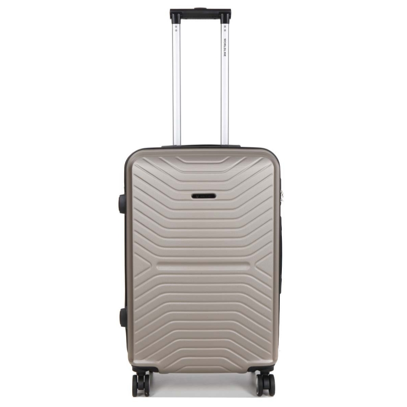 Střední cestovní kufr na kolečkách ABS 70l Airtex Wordline 625