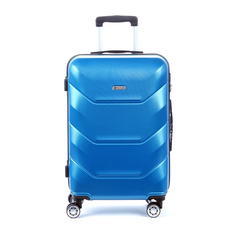 Suitcase 1616 skořepinový kufr velký 48x32x75 cm