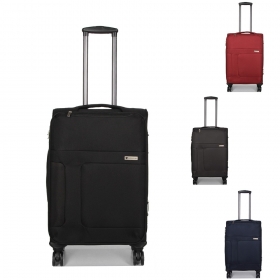 Střední cestovní kufr na kolečkách s expandérem TSA 70l Worldline 618