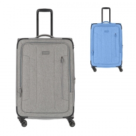 Velký textilní cestovní kufr na kolečkách s expandérem TSA 90l Travelite Boja 091549