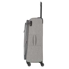 Velký textilní cestovní kufr na kolečkách s expandérem TSA 90l Travelite 091549