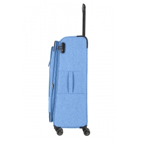 Velký textilní cestovní kufr na kolečkách s expandérem TSA 90l Travelite 091549