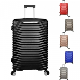 Střední skořepinový cestovní kufr na kolečkách ABS 60l Laurent FNY032