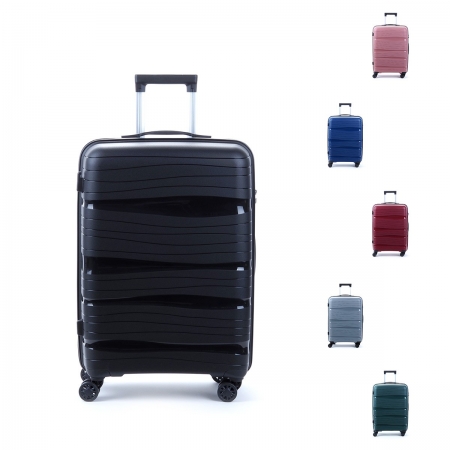 Malý palubní cestovní kufr na 4 kolečkách 55x40x21 40l PP002