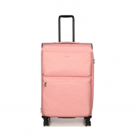 Veľký textilný cestovný kufor na kolieskach s expandérom TSA 110l Airtex 828