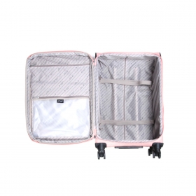 Střední textilní cestovní kufr na kolečkách s expandérem TSA 70l Airtex 828