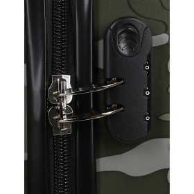 Malý cestovný kufor škrupinový na 4 kolieskach CAMO 40 l 26820G