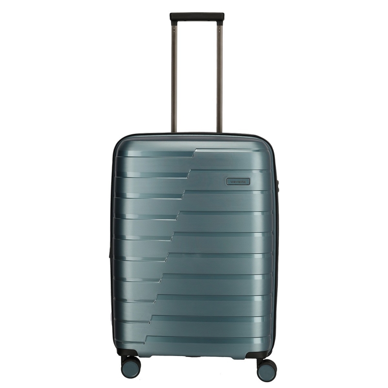 Stredný škrupinový kufor na kolieskach s expandérom TSA 80 l Travelite
