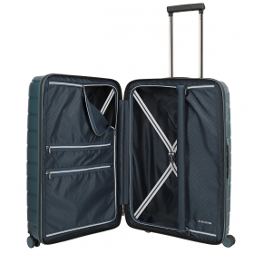 Stredný škrupinový kufor na kolieskach s expandérom TSA 80 l Travelite