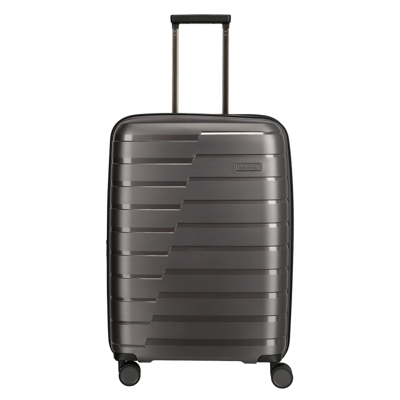 Stredný škrupinový kufor na kolieskach s expandérom TSA 80 l Travelite