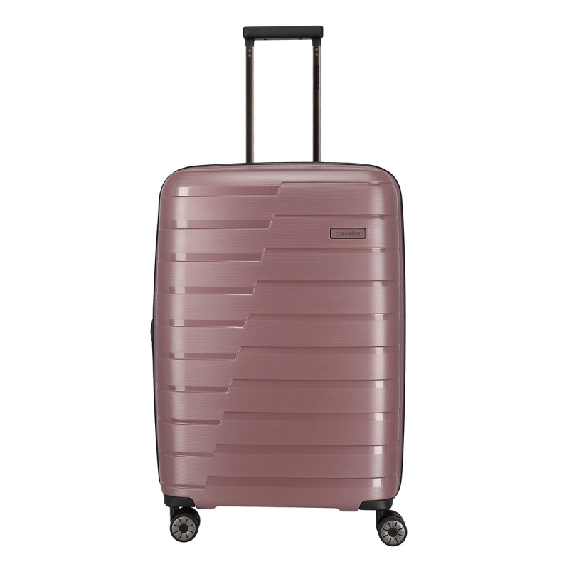 Stredný škrupinový kufor na kolieskach s expandérom TSA 80 l Travelite