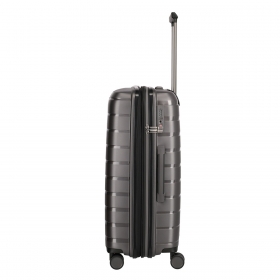Stredný škrupinový kufor na kolieskach s expandérom TSA 80 l Travelite