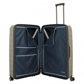 Veľký škrupinový kufor na kolieskach TSA 100 l Travelite Air Base 75349