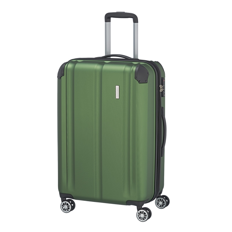 Stredný cestovný kufor na 4 kolieskach TSA 80 l Travelite City 73048