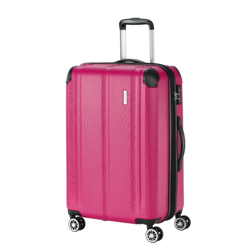 Stredný cestovný kufor na 4 kolieskach TSA 80 l Travelite City 73048