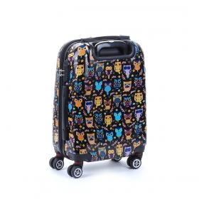 Malý detský kufor na kolieskach sova 30 l Worldline 809