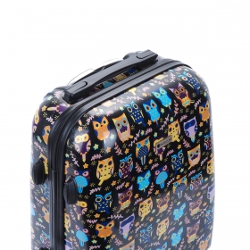 Malý dětský kufr na 4 kolečkách sova 30 l Worldline 809