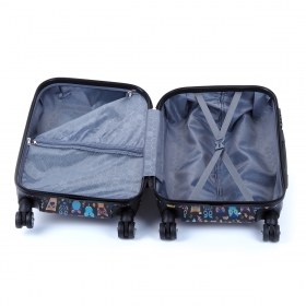 Malý detský kufor na kolieskach sova 30 l Worldline 809