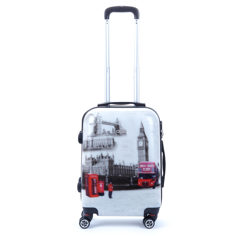 Malý skořepinový kufr na 4 kolečkách London 30l Worldline 809