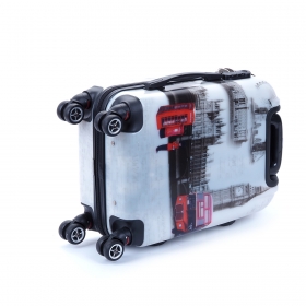 Malý skořepinový kufr na 4 kolečkách London 30l Worldline 809