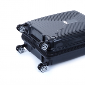 Malý cestovný kufor na kolieskach s expandérom polypropylén TSA AIRTEX 241