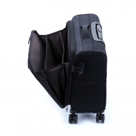 Pilotný kufor na 4 kolieskach s vreckom na laptop TSA Airtex 830/17