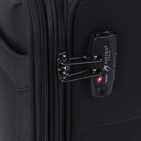 Pilotný kufor na 4 kolieskach s vreckom na laptop TSA Airtex 830/17